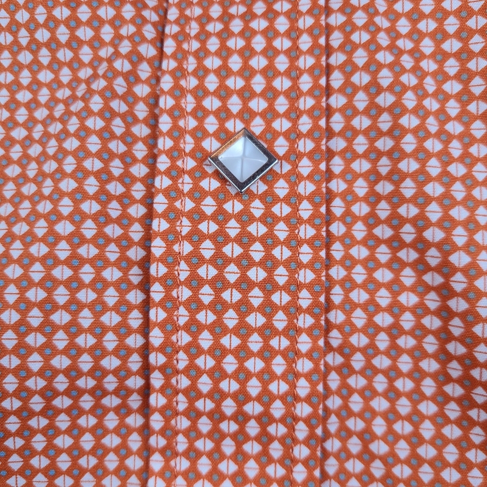Panhandle Slim Brick Red Patterned Button Down Sh… - image 4